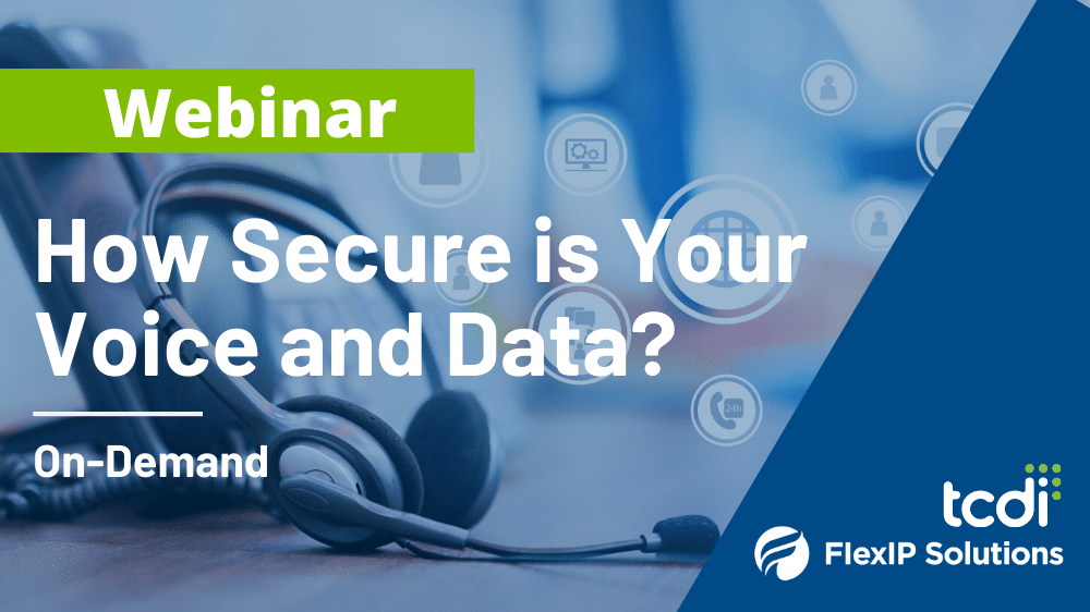 Webinar On-Demand: How Secure is Your Voice and Data?