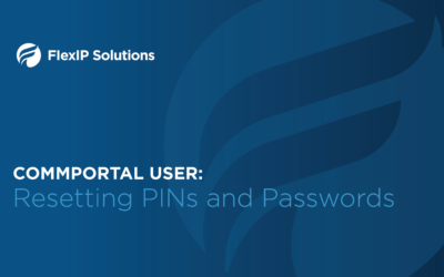 CommPortal User: Resetting PINs and Passwords