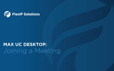 MaX UC Desktop: Joining a meeting