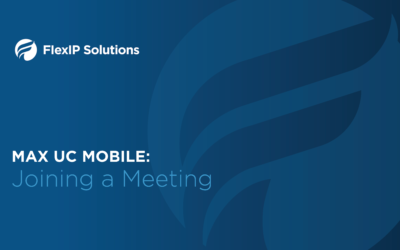 MaX UC Mobile: Joining a Meeting