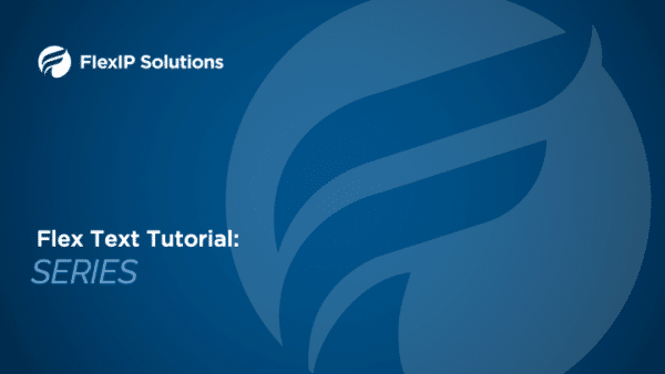 Flex Text SERIES Tutorial Title Image